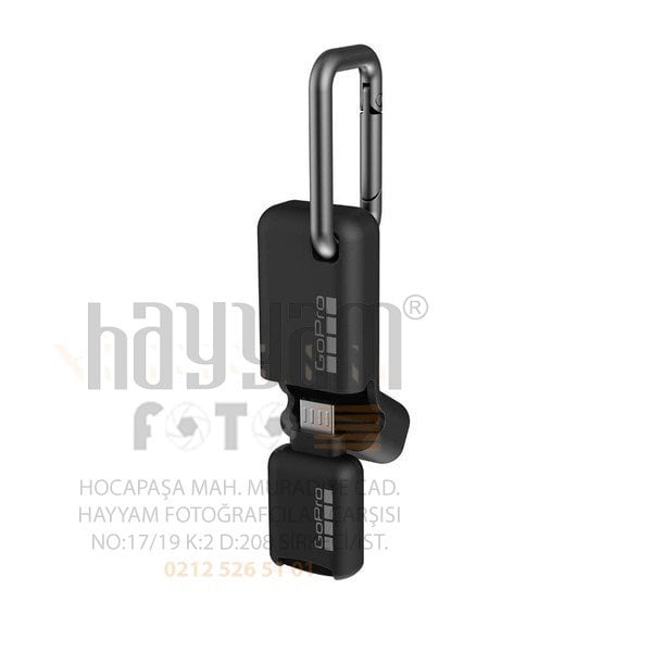 GoPro Quick Key: Mikro SD Kart Okuyucu - Mikro USB Konnektör