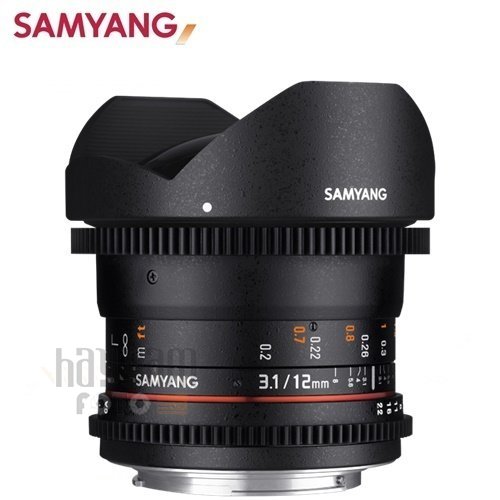 Samyang 12mm T3.1 ED AS NCS Balıkgözü Lens