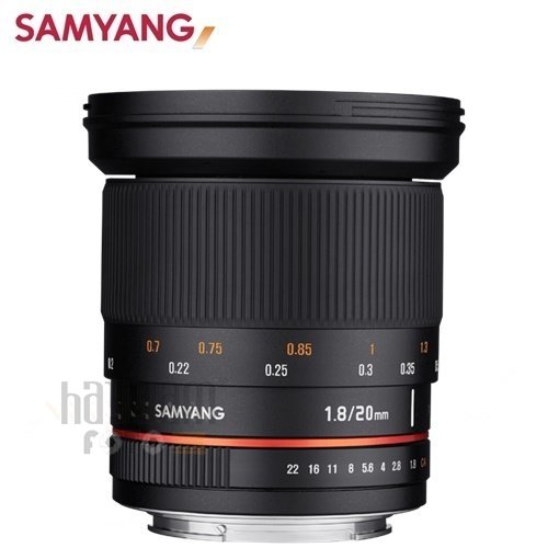 Samyang 20mm f/1.8 ED AS UMC Lens