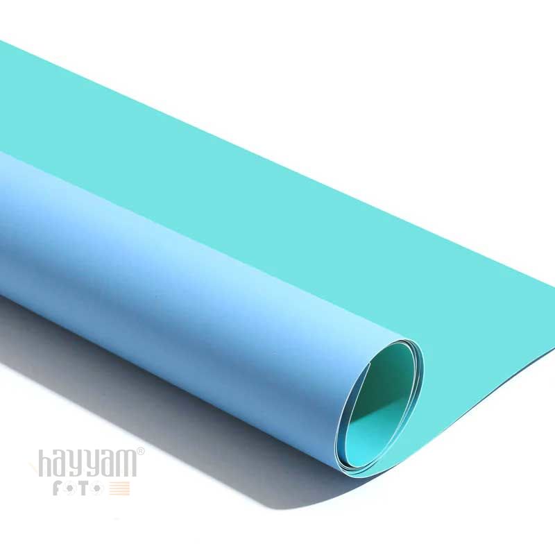 Gdx Stüdyo Fon Perde, PVC Arka Plan, Silinebilir, Kırışmaz (Mavi/Blue) 120x200 Cm
