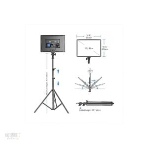 Pdx SL-288A Soft Led Işık + 2m Stand