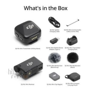 DJI Mic Mini Tek Kişilik Kompakt Kablosuz Mikrofon Sistemi (1 TX + 1 RX)