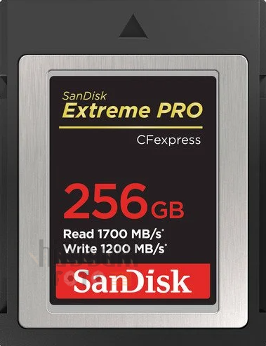 SanDisk 256GB 1700MB/s Extreme PRO CFexpress Type B Hafıza Kartı