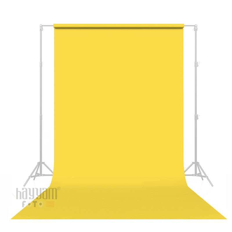 Gdx Seyyar Kağıt Sonsuz Stüdyo Fon Perde (Canary) 2.70x11 Metre