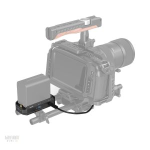 SmallRig 4340 NP-F Pil  Montaj Plakası Kiti LP-E6NH Sahte Pil Güç Kablosu  İle