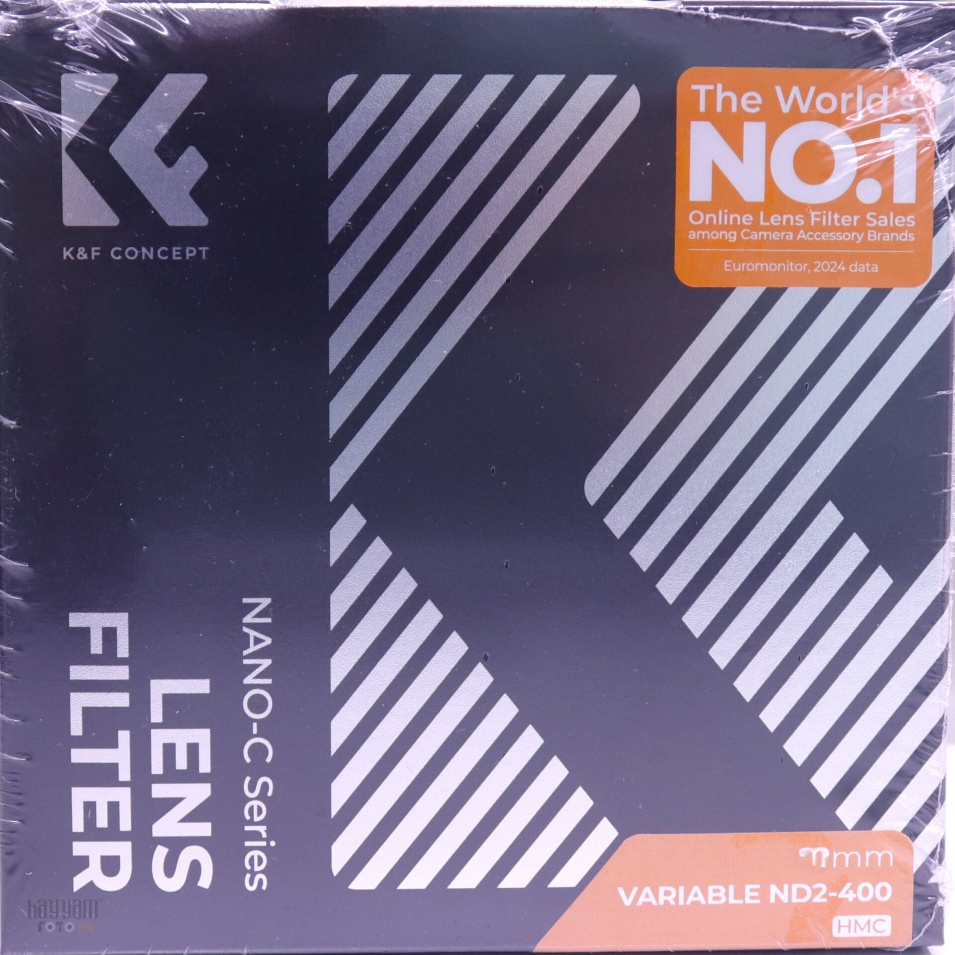 K&F Concept 49mm C-SERIES ND2-ND400 (1 ile 9 Stop) VARIABLE ND Filtre