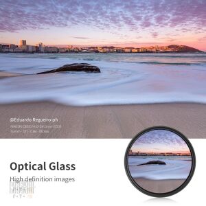 K&F Concept 49mm C-SERIES ND2-ND400 (1 ile 9 Stop) VARIABLE ND Filtre