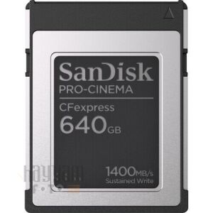 SanDisk 640GB PRO-CINEMA CFexpress Type B Hafıza Kartı