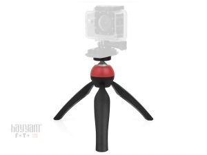 Andoer TT-21 Masa Üstü Mini Tripod (Kırmızı)