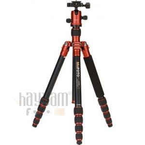 Benro MeFOTO C1350Q1R RoadTrip Carbon Fiber Travel Tripod Kit(Red)