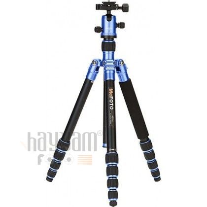 Benro MeFOTO C1350Q1B RoadTrip Carbon Fiber Travel Tripod Kit(Blue)