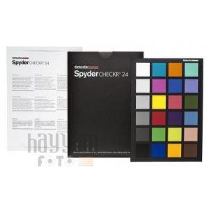 DataColor ColorVısıon SpyderCHECKR 24 Gri ve Renk referans kartı