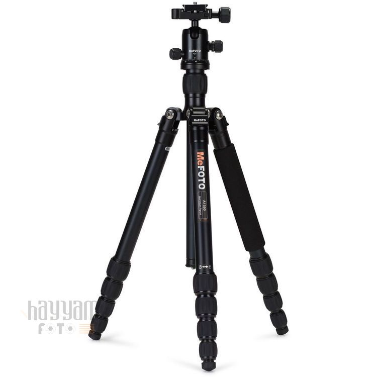 Benro MeFOTO A1350Q1K RoadTrip Aluminum Travel Tripod Kit (Black) ​