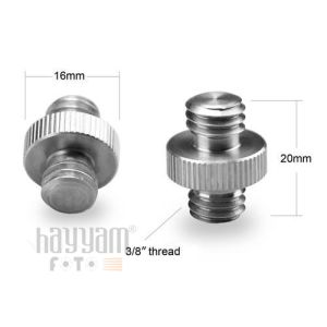 SmallRig 1065 Çift Taraflı Vida 2 adet  ile 3/8 ''3/8''