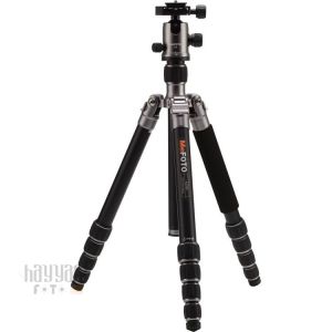 Bnero Mefoto A2350Q2T GlobeTrotter Aluminum Travel Tripod Kit (Titanium)