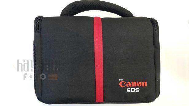 Canon Baskılı Kare Çanta