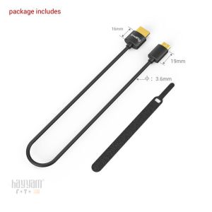 SmallRig 3040 35cm Ultra Slim 4K HDMI Kablosu(C-A Mini)