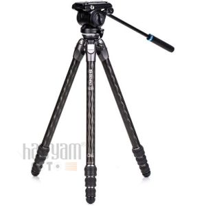 Benro Tortoise (Kaplumbağa) Karbon Video Tripod Kit Seri 2 - TTOR24CLVS4PRO