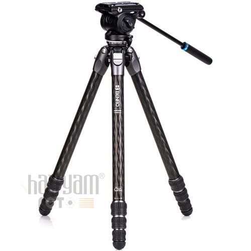 Benro Tortoise (Kaplumbağa)Karbon Video Tripod Kit Seri 3 - TTOR34CLVS4PRO