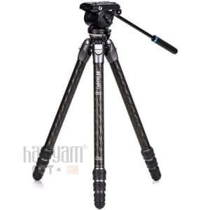 Benro Tortoise (Kaplumbağa)Karbon Video Tripod Kit Seri 3 - TTOR34CLVS4PRO