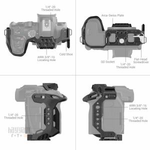 SmallRig 4003 Canon EOS R7 için Kara Mamba Kafesi