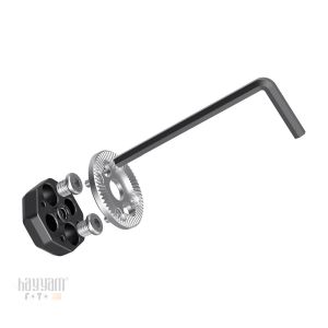 SmallRig SAP2804 Arri Standart Rozet Cıvatalı Montaj (M6 Dişli)