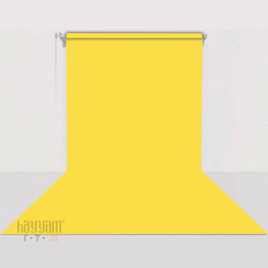 Gdx Sabit (Tavan & Duvar) Kağıt Sonsuz Stüdyo Fon Perde (Canary) 2.70x11 Metre