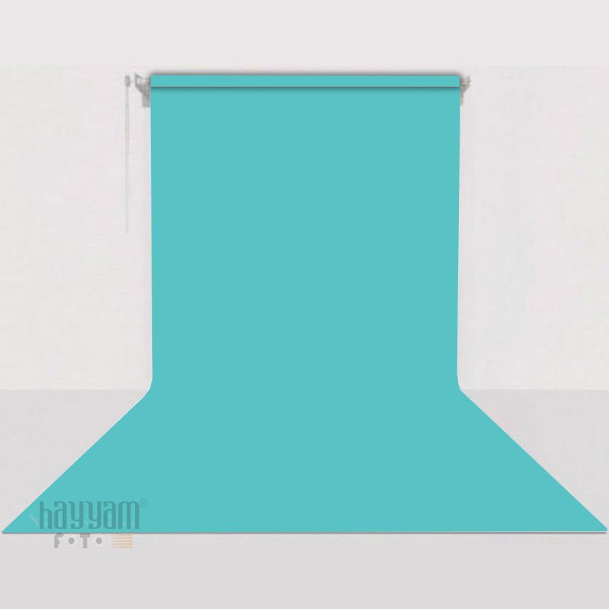 Gdx Sabit (Tavan & Duvar) Kağıt Sonsuz Stüdyo Fon Perde (Baby Blue) 2.70x11 Metre