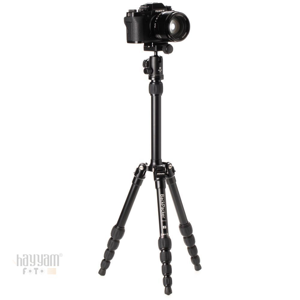 Benro MeFOTO Seyahat Tipi Alüminyum Tripod Kiti Siyah