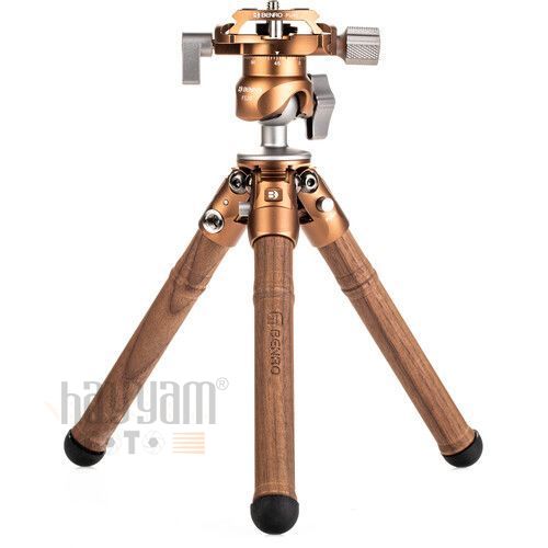 Benro TPKWE TablePod Özel Yapım Ceviz Ahşap Tripod Kiti