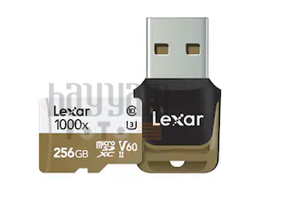 256GB Lexar® Professional 1000x microSDHC™/microSDXC™ UHS-II, up to 150MB/s read 90MB/s write