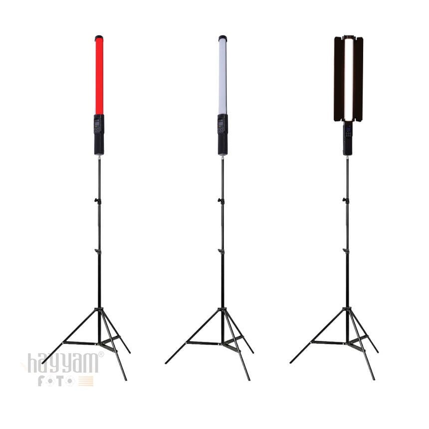 Gdx ST-60 RGB  Led Tüp Işık 3'lü Set