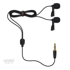 Comica CVM-D02 Çiftli Yaka Mikrofonu (2.50mt)
