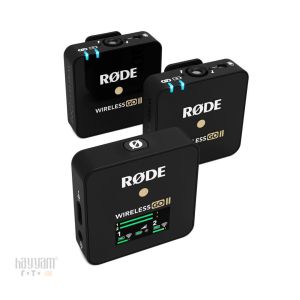 RODE WIRELESS GO Ⅱ Rode Wireless GO II Kablosuz Mikrofon (Black) Fiyatı ve