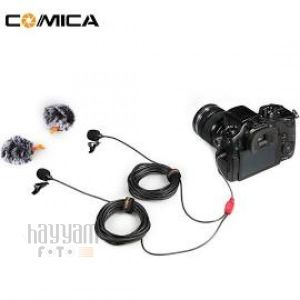 CoMica CVM-D02 Çiftli Yaka Mikrofonu (6mt)