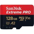 Sandisk Extreme Pro 128GB Micro SD Hafıza Kartı 200Mb/90Mb