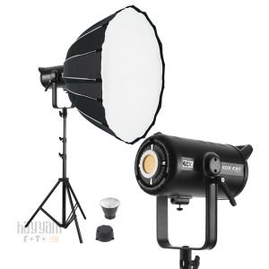 GDX EXC-400-II Plus Bi Color + 70 Parabolic Gridli Softbox Bebek Çekim Seti