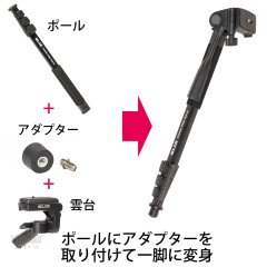 Slik GX-N Stand Pod 187cm Ayaklı Monopod