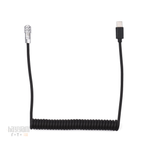 Andoer D11029 USB-C BMPCC 4K 6K 2 Pinli Güç Kablosu