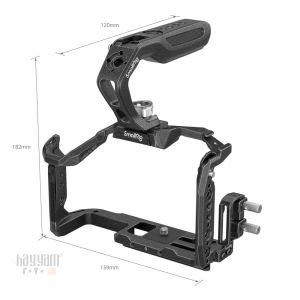 SmallRig 3441 Panasonic LUMIX GH6 için “Black Mamba” Serisi Kamera Kafes Kiti