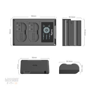 SmallRig 3820 EN-EL15 Batarya ve Şarj Cihazı Kiti