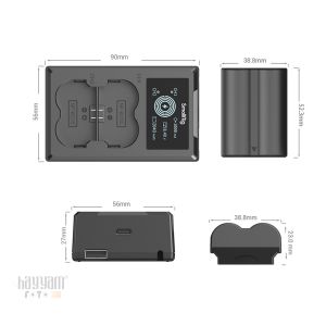 SmallRig 3822 NP-W235 Batarya ve Şarj Cihazı Kiti