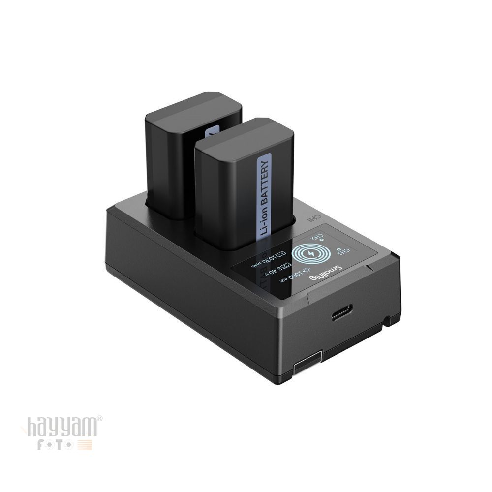 SmallRig 3818 NP-FW50 Batarya ve Şarj Cihazı Kiti