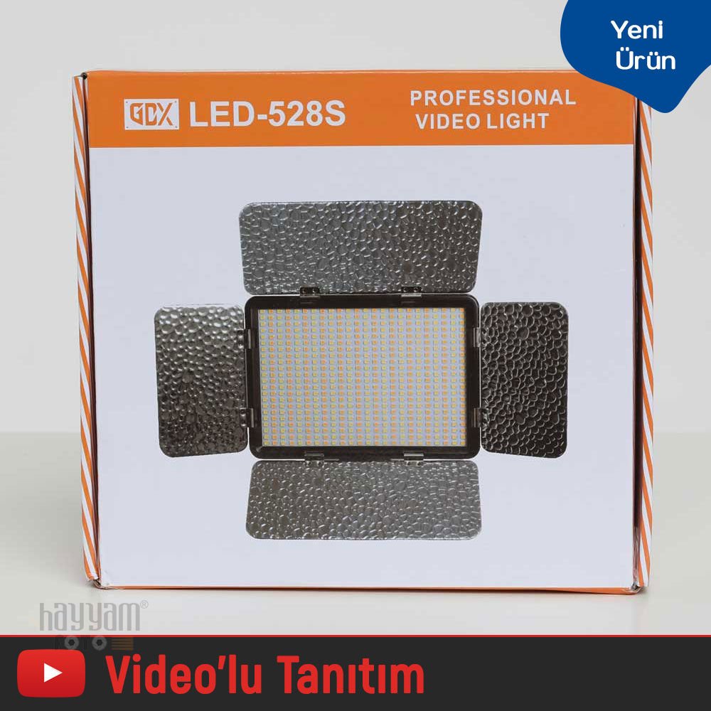GDX Led 528S Bataryalı Led Işık