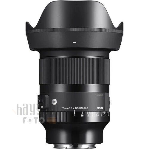 Sigma 20mm F/1.4 DG DN Art Lens (Sony E)