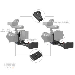 SmallRig 4063 Kompakt V-Mount Plaka Sistemi