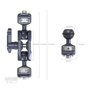 SmallRig 3874 Magic Arm (1/4”-20 Vida ve ARRI tespit Vidası)