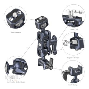 SmallRig 3875 Magic Arm (1/4”-20 Vida ve NATO Kelepçesi)