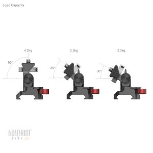 SmallRig 2906B Döndürme ve Eğim Ayarlı Monitör  NATO Kelepçesi