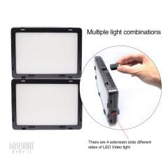 Mcoplus 1000B LED Işık ( 1 adet NP-F960 batarya + 1 adet şarj cihaz )